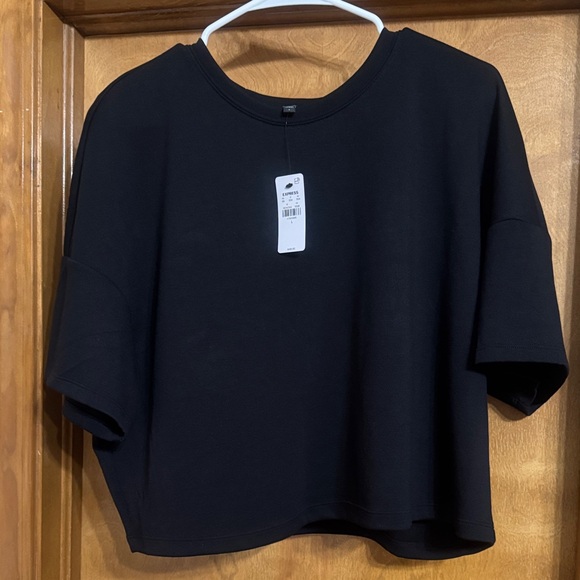 Express Tops - Express Short Sleeve Sweatshirt Tee